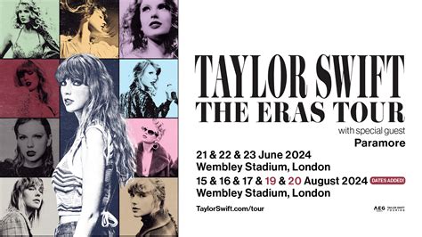 Enter today for a chance to win the Taylor Swift Eras Tour London Experience for Four. You and three friends will see Taylor Swift’s Eras Tour at London’s iconic Wembley Stadium on Monday, August 19, 2024. In addition to four concert tickets, you will receive: Four nights at the five-star Grosvenor House Hotel on London’s Park Lane